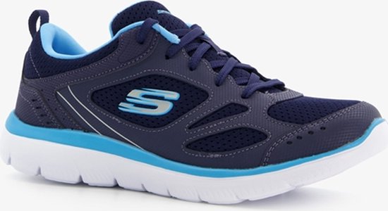 Skechers Summits-Suited dames sneakers - Blauw - Maat 37 - Extra comfort - Memory Foam