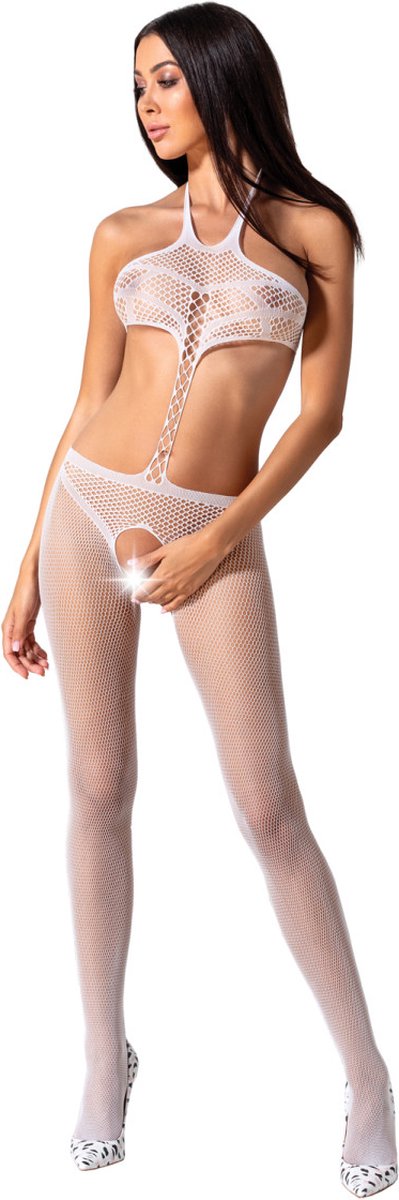 PASSION WOMAN BODYSTOCKINGS | Passion Woman Bs080 Bodystocking - White One Size