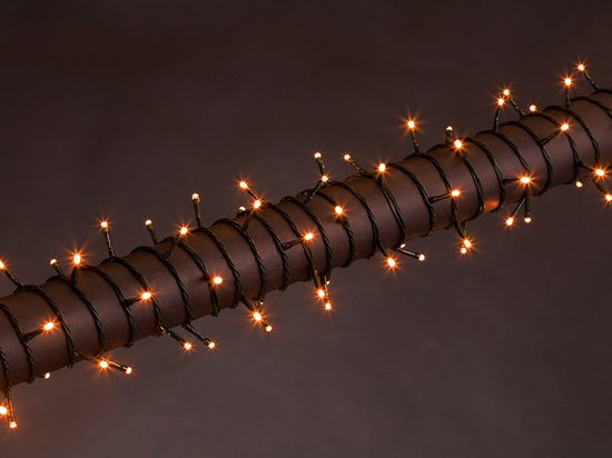 Stella LED, lichtslinger, 20 m, 300 leds, Arizona wit, groene kabel, voor binnen en buiten, 24 V