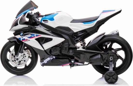 BMW HP4 RACE S1000RR 12v blanc, moto pour enfants, moto électrique pour  enfants
