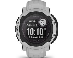 Garmin Instinct 2 Solar - Sporthorloge met GPS - Smartwatch voor heren - Zon Oplaadbaar - 45mm - Mist Gray