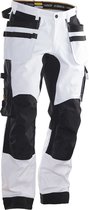 Jobman 2174 Painters' Trousers Core Stretch 65217419 - Wit/zwart - C52
