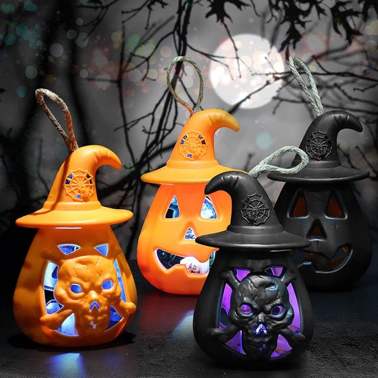 Décoration citrouille Halloween - lanterne en céramique - décoration  lanterne... | bol.com