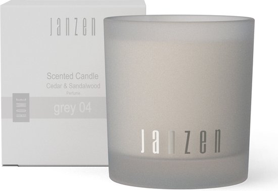 JANZEN Scented Candle Grey 04