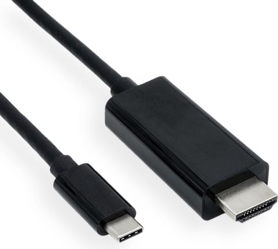 USB-C naar HDMI 4K 60Hz kabel / zwart - 1 meter