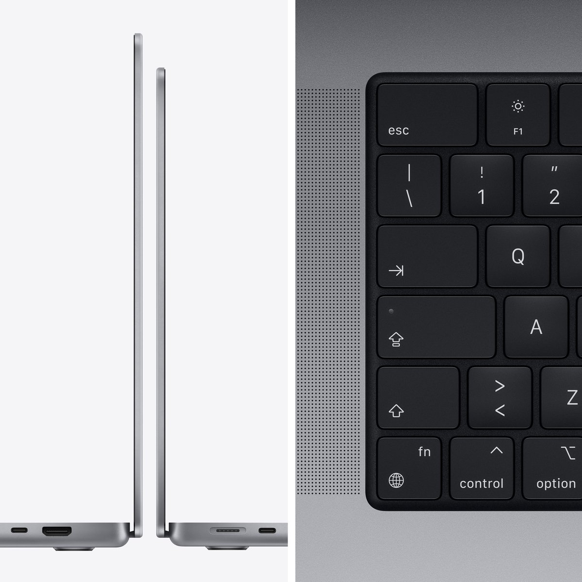 Apple MacBook Pro 14 inch 2021 M1 Pro 512GB SSD Liquid Retina XDR scherm 1080p camera Space Grey - Afbeelding 5