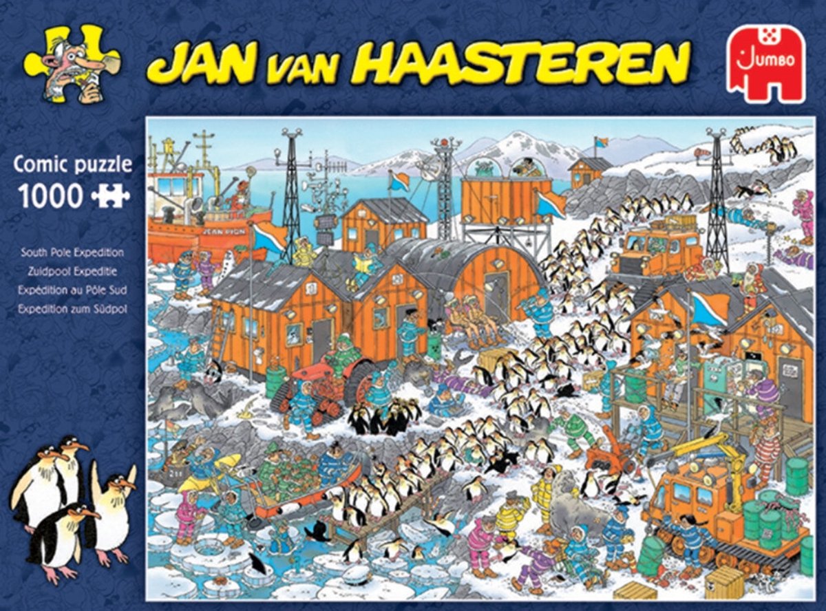 Jan van Haasteren - Zuidpool Expeditie - 1000 stukjes puzzel — afbeelding 7