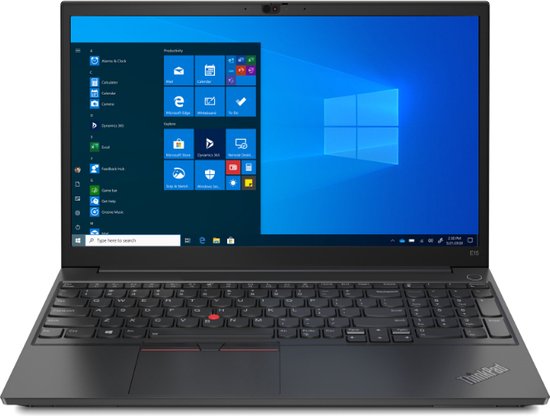 Lenovo ThinkPad E15 Gen 2 (Intel) Intel® Core™ i5 i5-1135G7 Laptop 39,6 cm (15.6") Full HD 8 GB DDR4-SDRAM 256 GB SSD Wi-Fi 5 (802.11ac) Windows 10 Pro Zwart - Lenovo - Hoofdafbeelding