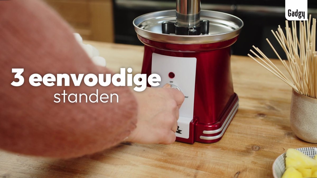 Gadgy Chocoladefontein 3 lagen