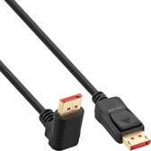 Câble Premium DisplayPort - coudé à 90° vers le haut - version 1.4 (5K/8K 60Hz) / noir - 1 mètre