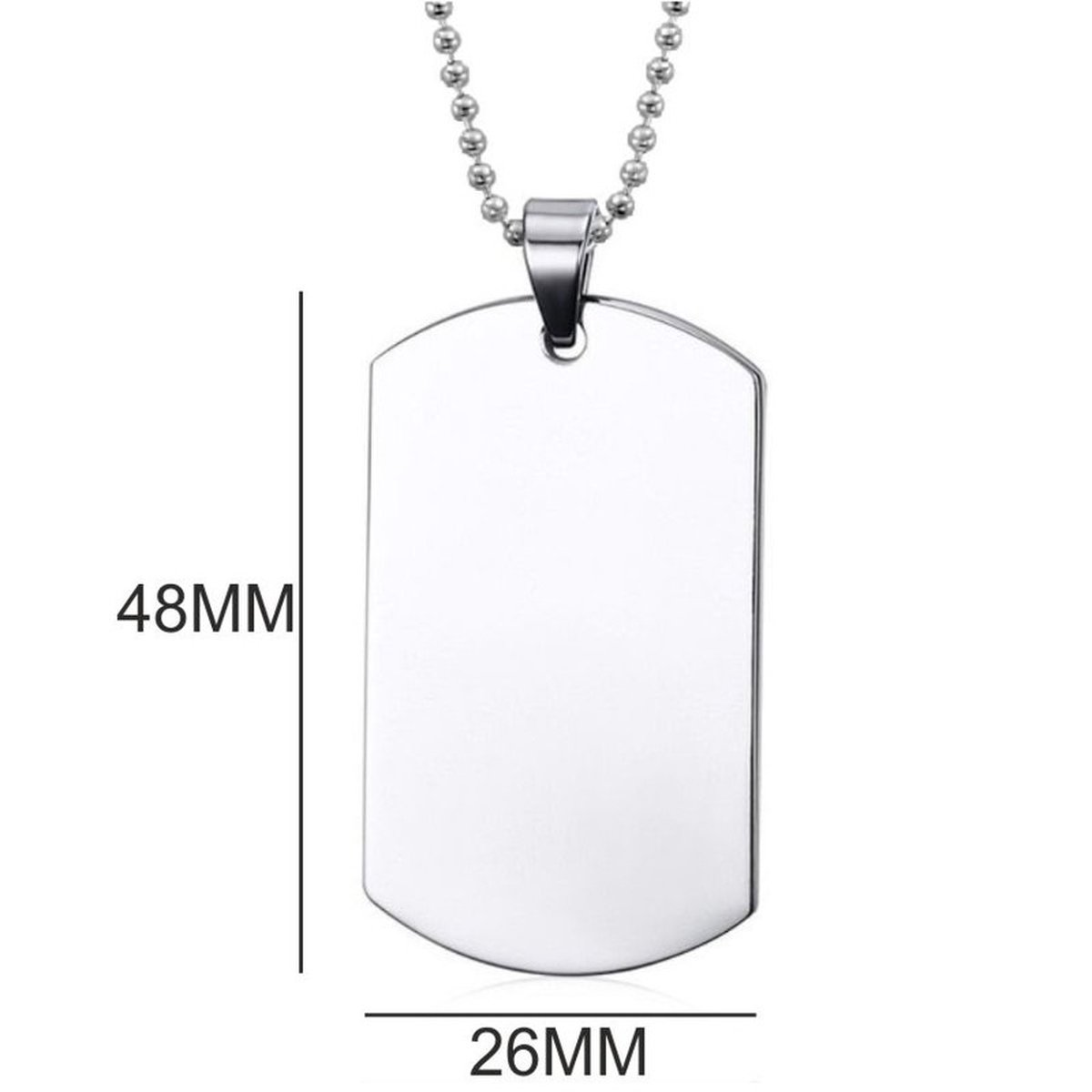 Collier 'Je T'aime' En Acier Inoxydable Ajustable - Bijou Cadeau Romantique