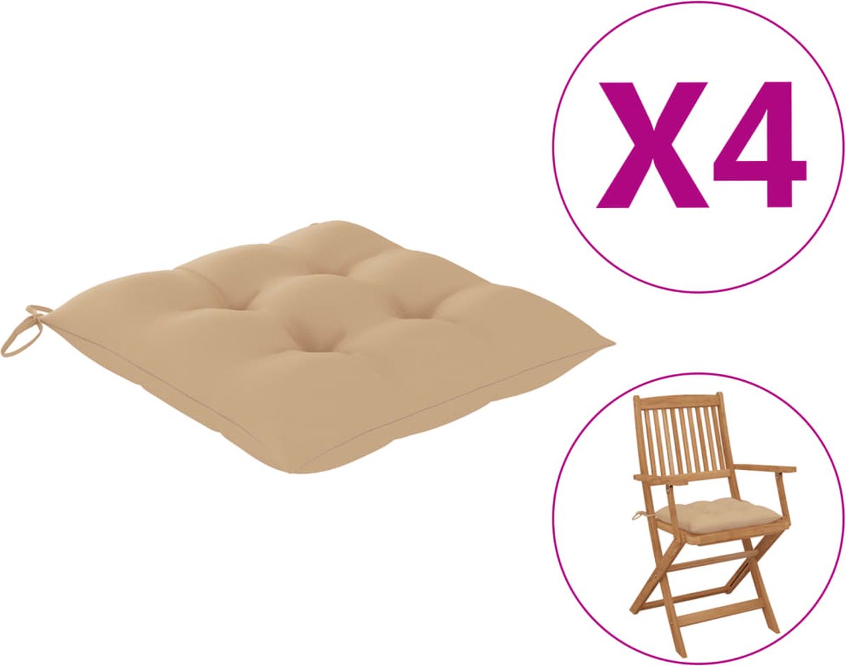 Ecolen Loungekissen - Premium Gartenkissen mit Rückenpolster