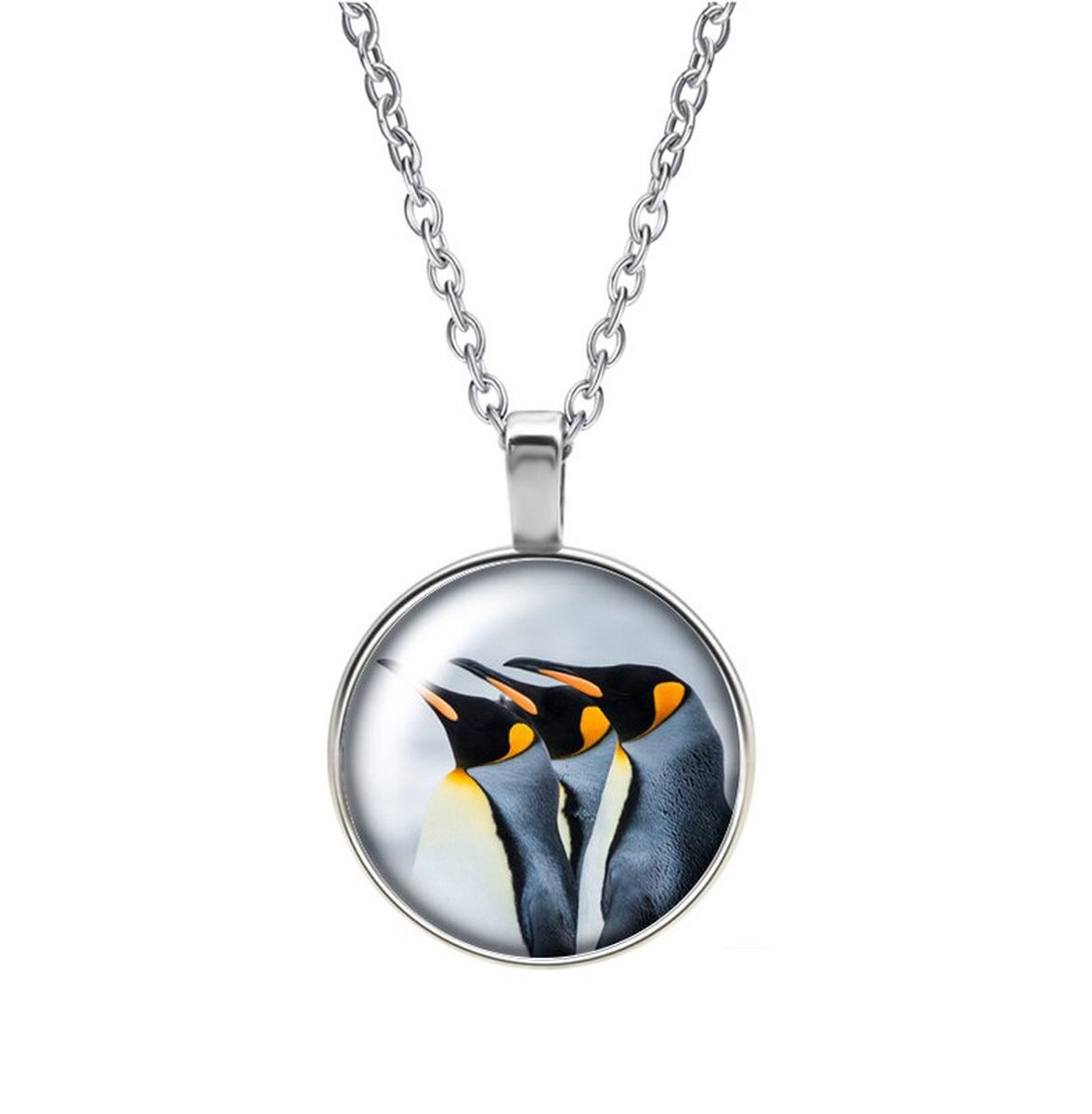 Ketting Glas - Pinguins