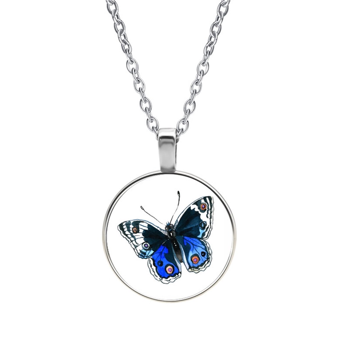 Ketting Glas - Vlinder