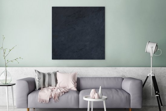 Canvas Schilderij Cement - Industrieel - Beton - 90x90 cm - Wanddecoratie