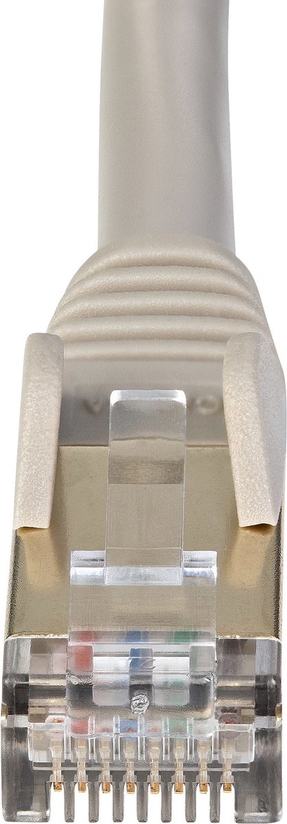 StarTech CAT6A 10 Gigabit Netwerkkabel - STP - CU - 7,5 meter - Grijs
