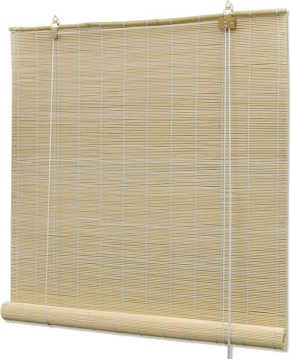 Prolenta Premium - Rolgordijn 120x220 cm bamboe natuurlijk