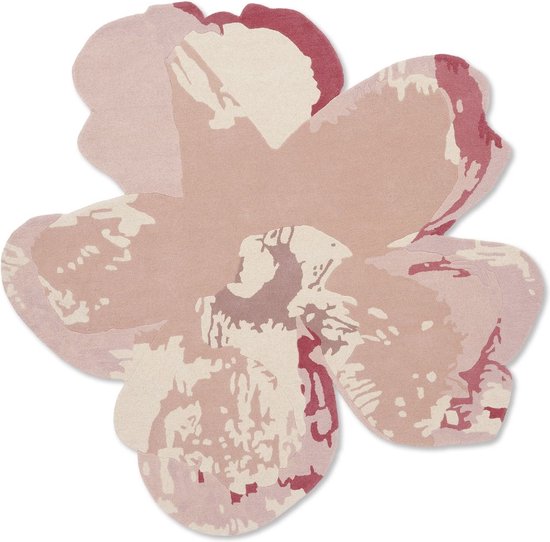 Vloerkleed Ted Baker Shaped Magnolia Light Pink 162302 - maat 200 cm rond