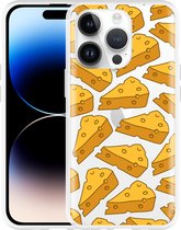 Geschikt voor Apple iPhone 14 Pro Hoesje Cheesy - Designed by Cazy