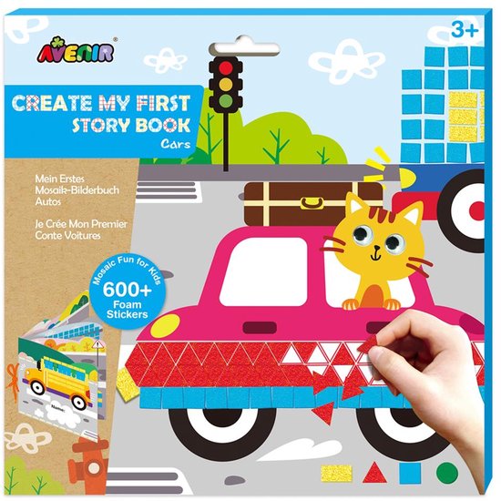 Mon premier livre Mosaic - Voitures