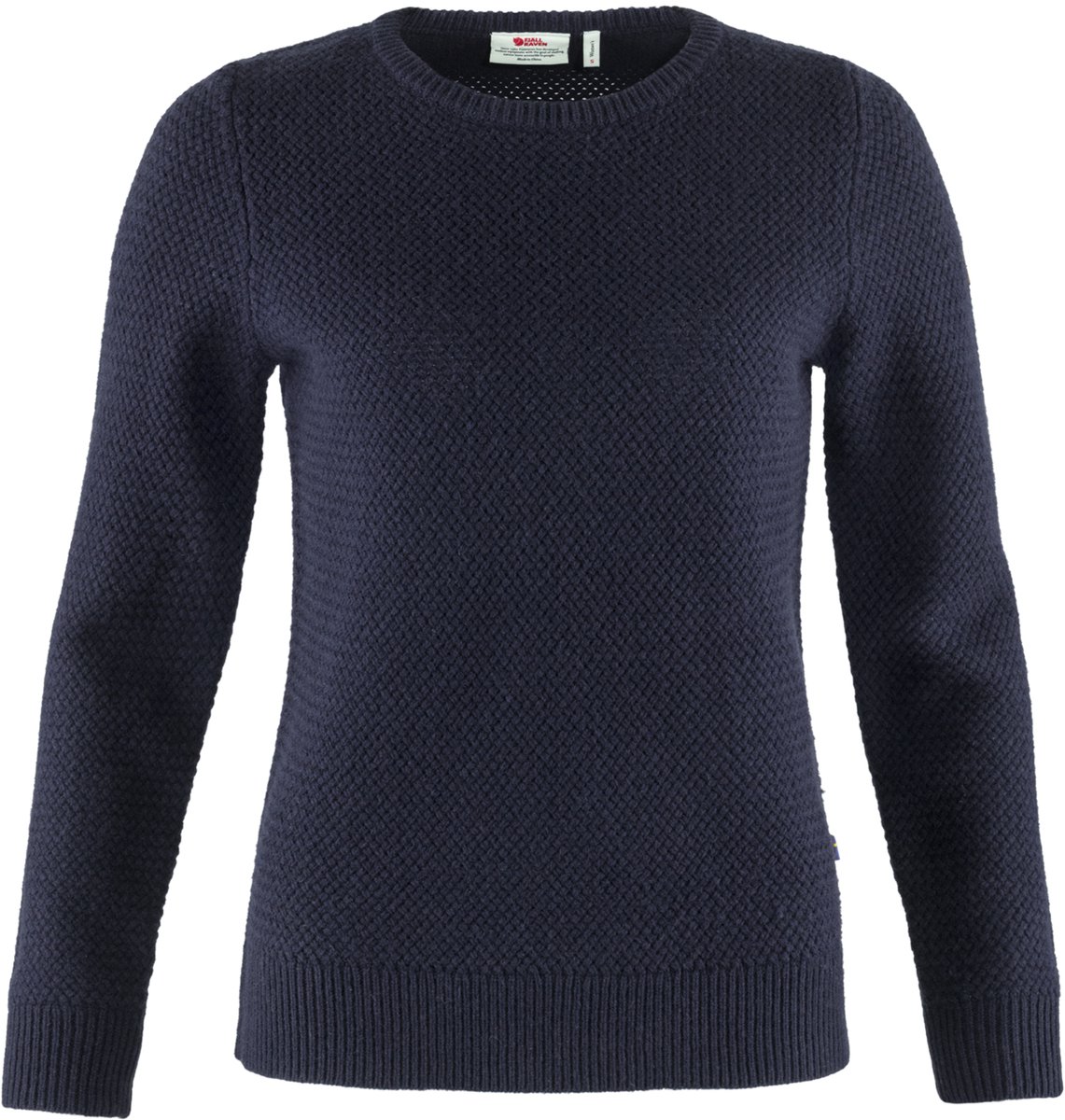 Fjallraven Övik Structure Sweater W Dames Outdoortrui Blauw