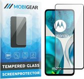 Mobigear Screenprotector geschikt voor Motorola Moto G82 Glazen | Mobigear Premium Screenprotector - Case Friendly - Zwart