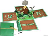 Popcards popup cards – Dinosaurus Jurassic surprise box Anniversaire Carte d'anniversaire carte pop up Carte de voeux 3D