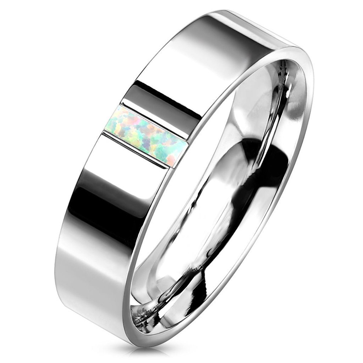 Dash - Ring Heren - Dames Ring - Ring Mannen - Mannen Ring - Ring Zilver - Zilveren Ringen
