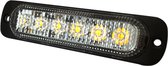 6 LEDs flitser oranje 10-30V R10