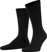 FALKE Sensitive London comfort band, geschikt voor diabetici duurzaam katoen sokken heren zwart - Matt 39-42