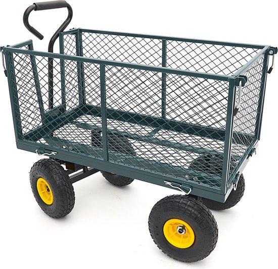 350 Kg Trekkar, Bolderwagen, Tuinkar Met Laadbak Inclusief Canvas Zak van Vorel — afbeelding 5