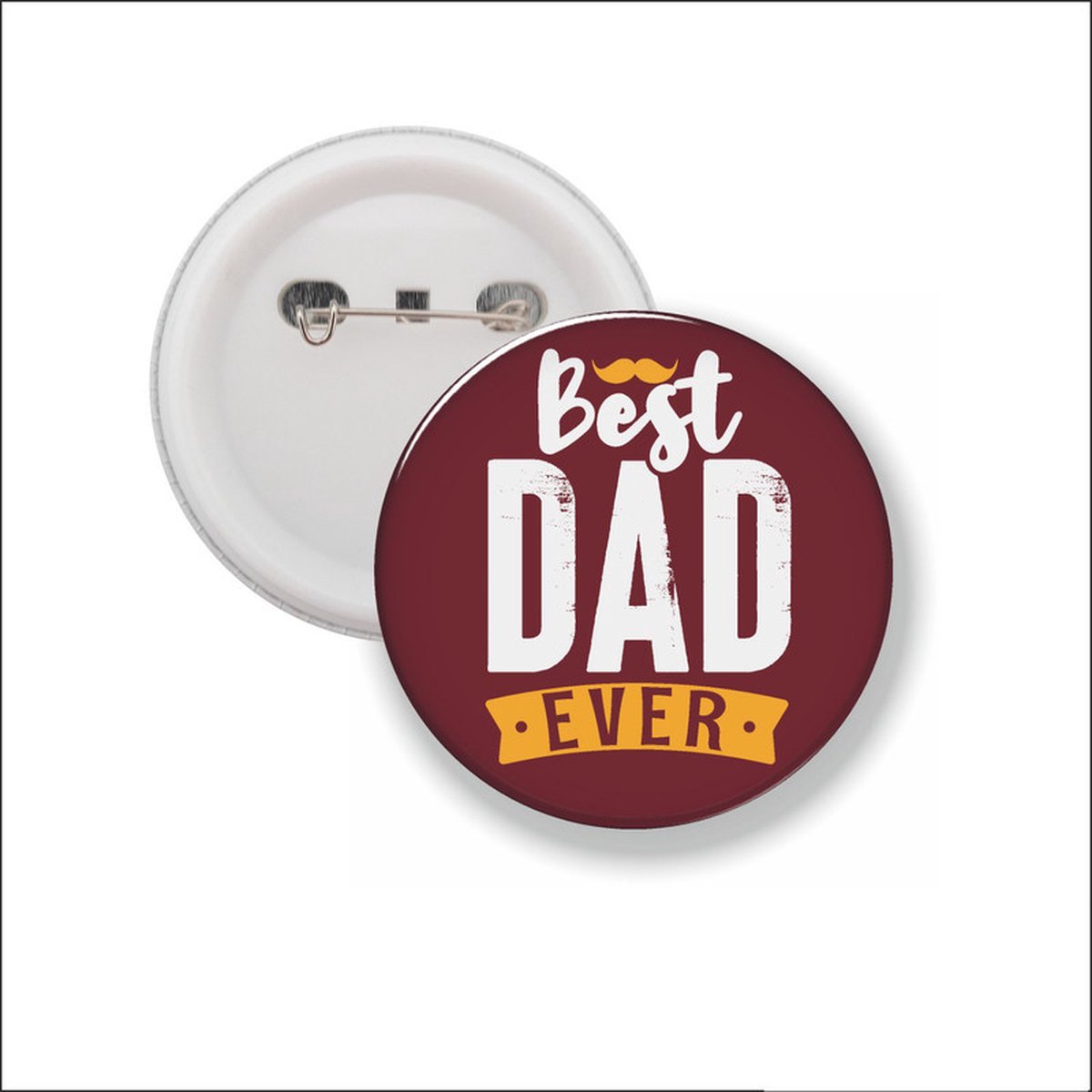 Button Met Speld 58 MM - Best Dad Ever
