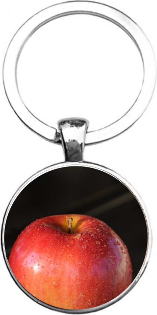 Sleutelhanger Glas - Appel