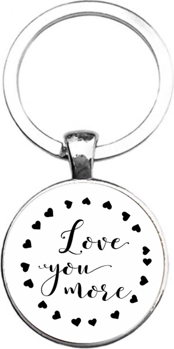 Sleutelhanger Glas - Love You More
