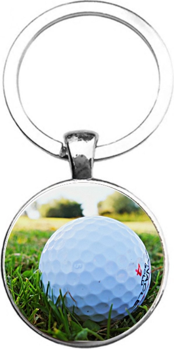Sleutelhanger Glas - Golf