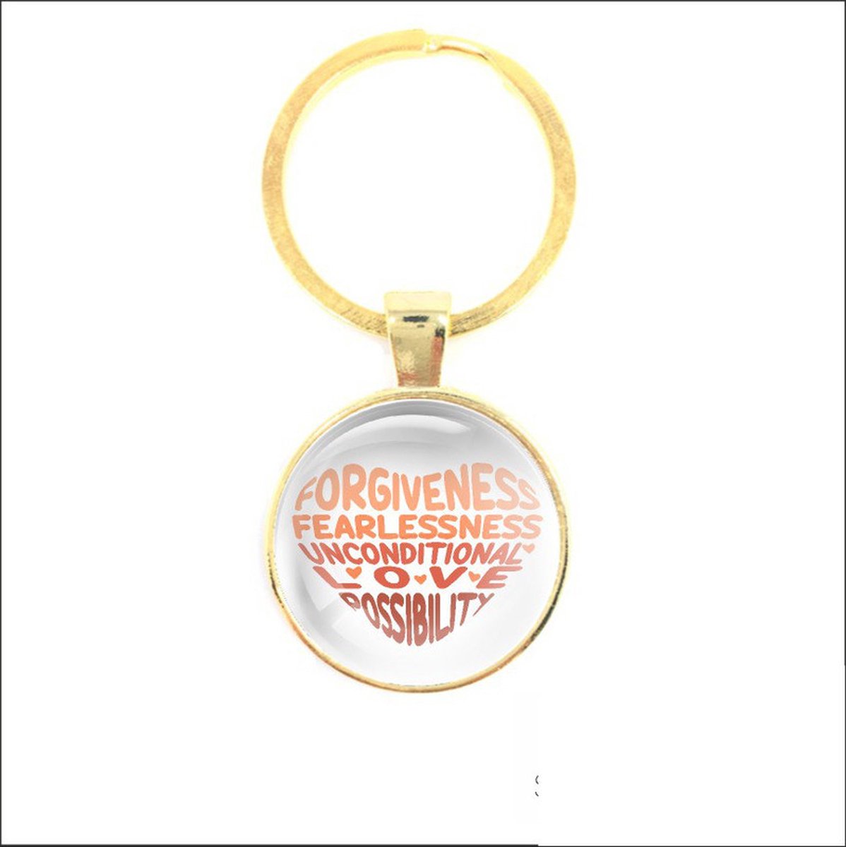 Sleutelhanger Glas - Forgiveness