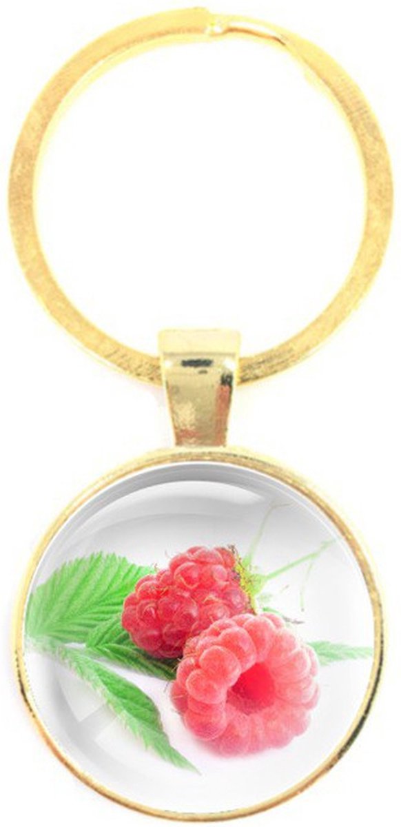 Sleutelhanger Glas - Frambozen