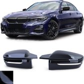 Convient pour BMW Série 3 G20 G21 Peinture piano haute brillance Zwart Wing Mirror Mirror Covers M3 M4 Look