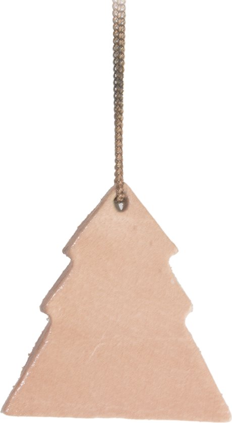 TAK Design Vinter Hanger Kerstboom - Leer - 5 x 5 cm