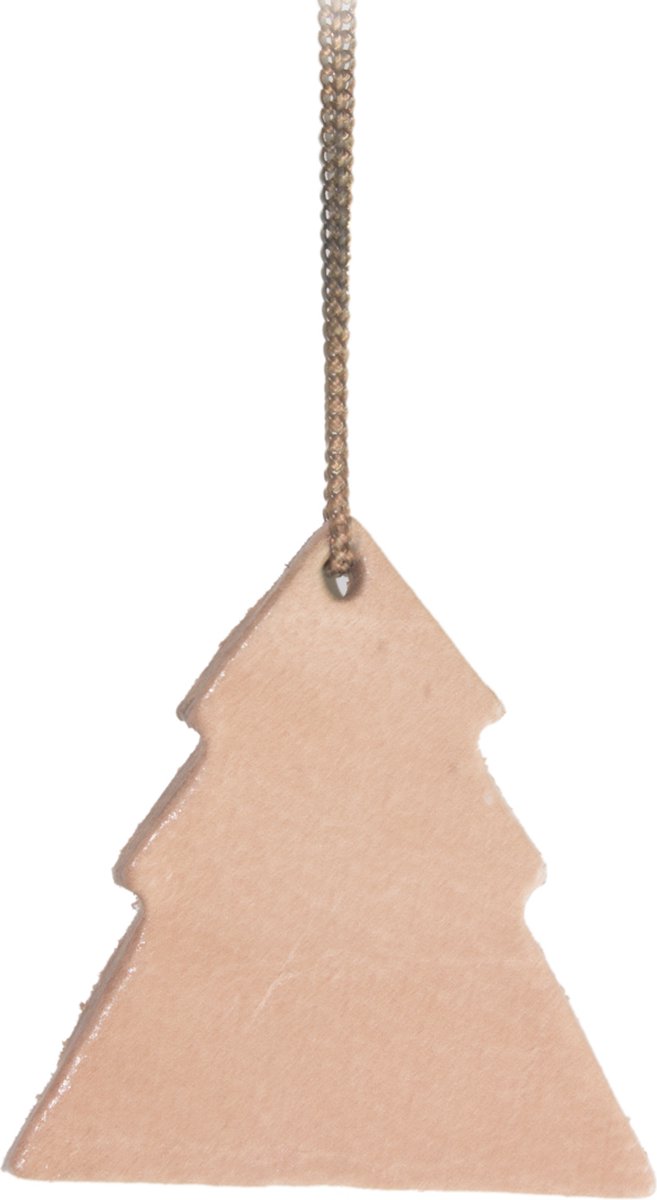 TAK Design Vinter Hanger Kerstboom - Leer - 5 x 5 cm