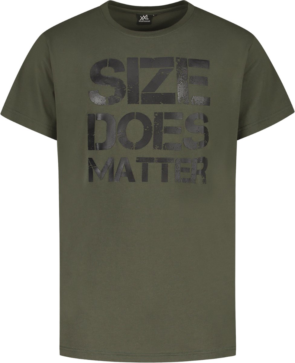 Gym T-shirt - Size Does Matter - XXL