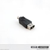 FireWire 6- naar 4-pins adapter, f/m | Signaalkabel | sam connect kabel
