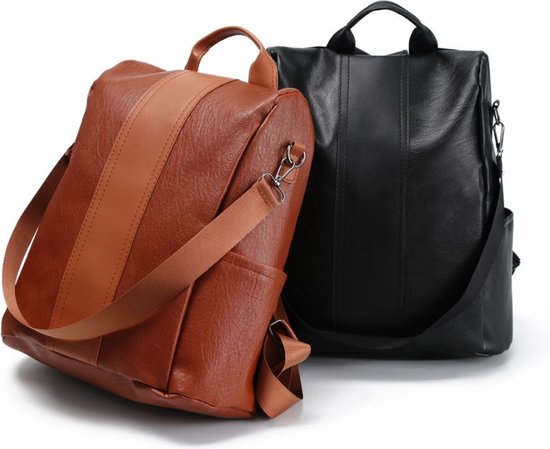 Octronic Laptoptas 17,3 Inch 2 In 1 Laptop Rugzak En Schoudertas 20 Liter Grijs Bruin 703512461