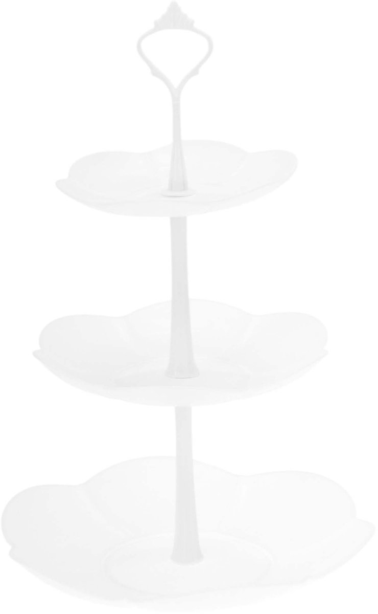 Dailygoods- Taartstandaard 3-laags - Verstelbare Cupcake-standaard