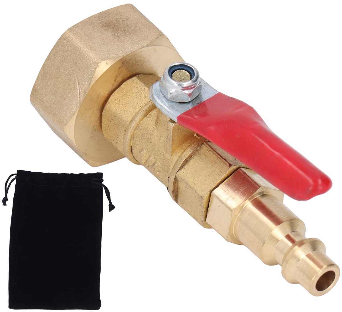 MTTproducts - Messing Winterize Blowout Adapter - Anti-vries oplossing - Compact formaat - Tuin irrigatie accessoires - Bevriezingsbescherming - Geschi...