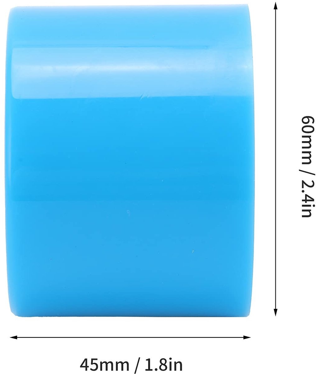 MTTproducts- Skateboard Wielen 60mm - 78A Hoog Elastisch - Antislip - Slijtvast - Vervangingsaccessoire - Snelle en Gladheid - Longboard Wielen
