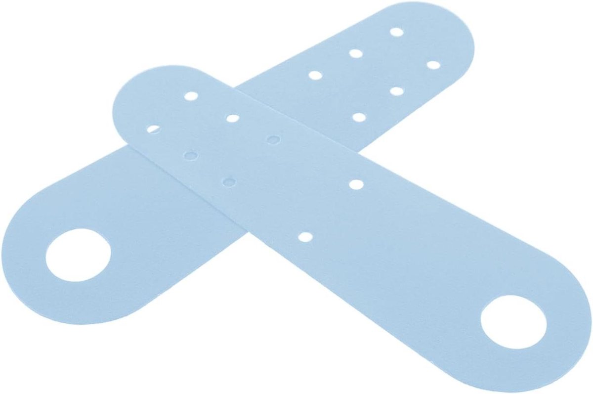 Teenbeschermers Rolschaatsen - Schaats Beschermkap - Bescherming Slijtage - Veerkrachtig PU Leer - 18 cm - Blauw