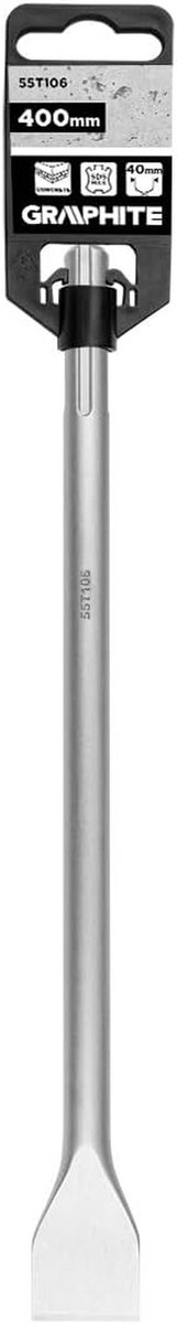 Platte SDS Max Spaanbeitel (40mm) voor Beton en Steehamer - Diverse Lengtes