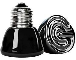 Keramische Warmtelamp E27 voor Reptielen en Huisdieren met Infraroodstraling 25W