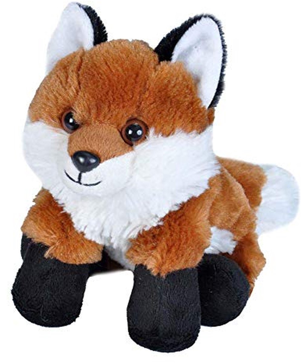 knuffelbeest vos - 18 cm schattig en zacht pluche speelgoed